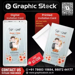 Save the Date Invitation Card