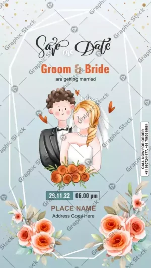 Save the Date Invitation Card