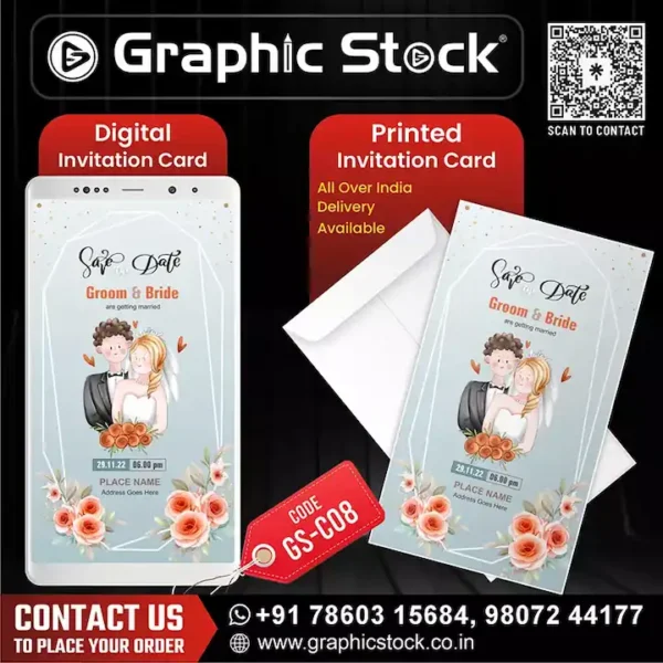 Save the Date Invitation Card