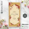 RSVP Invitation Card Design with Elegant Floral Style – Code GS-C74