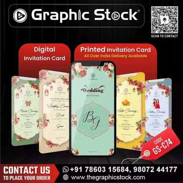 Grand Multi-Page Wedding Invitation Card – Digital & Printable