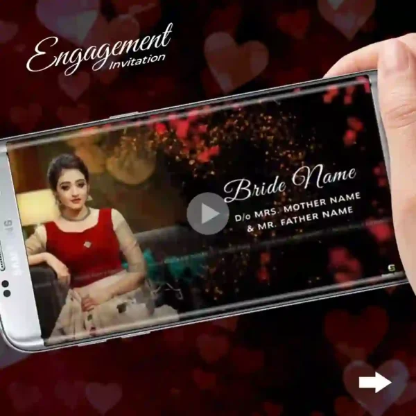 Ring Ceremony Invitation Video