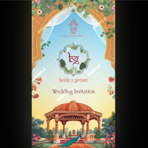 Indian Wedding All Program Video Invitation – Complete Ceremony Invite