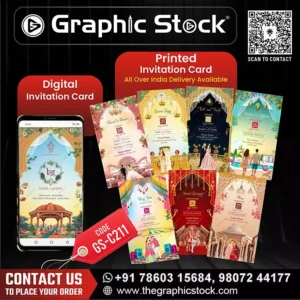 Luxury Multi Page Wedding Invitation Video for Haldi Sangeet Reception – GS-890