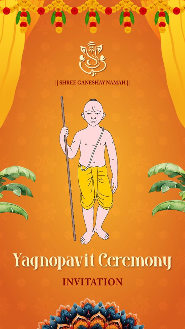 Yagnopavit Upnayan Invitation Video Hindi – GS-892