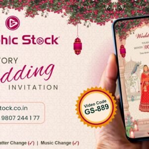 Two State Love Story Wedding Invitation Video with Map – GS-889