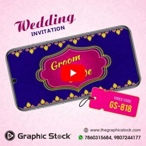 Funky Wedding Invitation Video for WhatsApp – GS-818