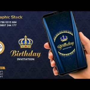 Prince Theme Birthday Invitation Video – GS-852