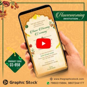 Housewarming Ceremony Invitation Video – GS-858