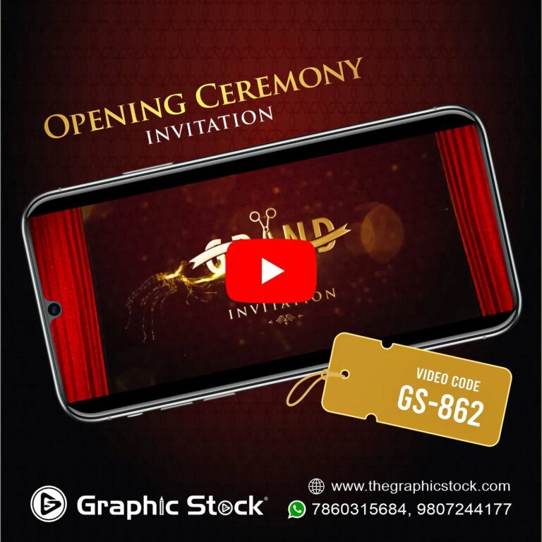 Cinematic Opening Ceremony Invitation Video ā GS-862