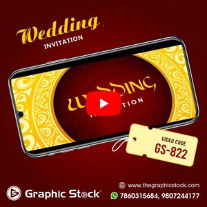 Digital Wedding Invitation Video for WhatsApp – GS-822