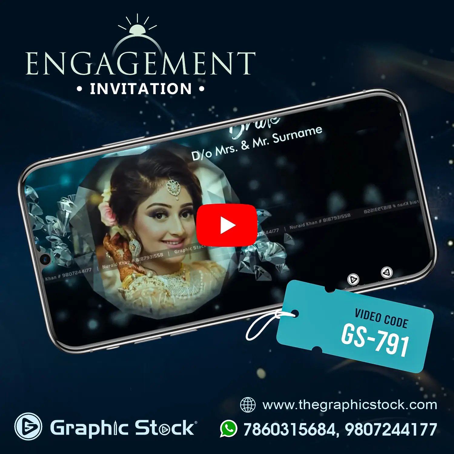 ring ceremony invitation video gs-791