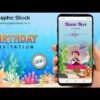 Ocean Theme Birthday Invitation Video – GS-881