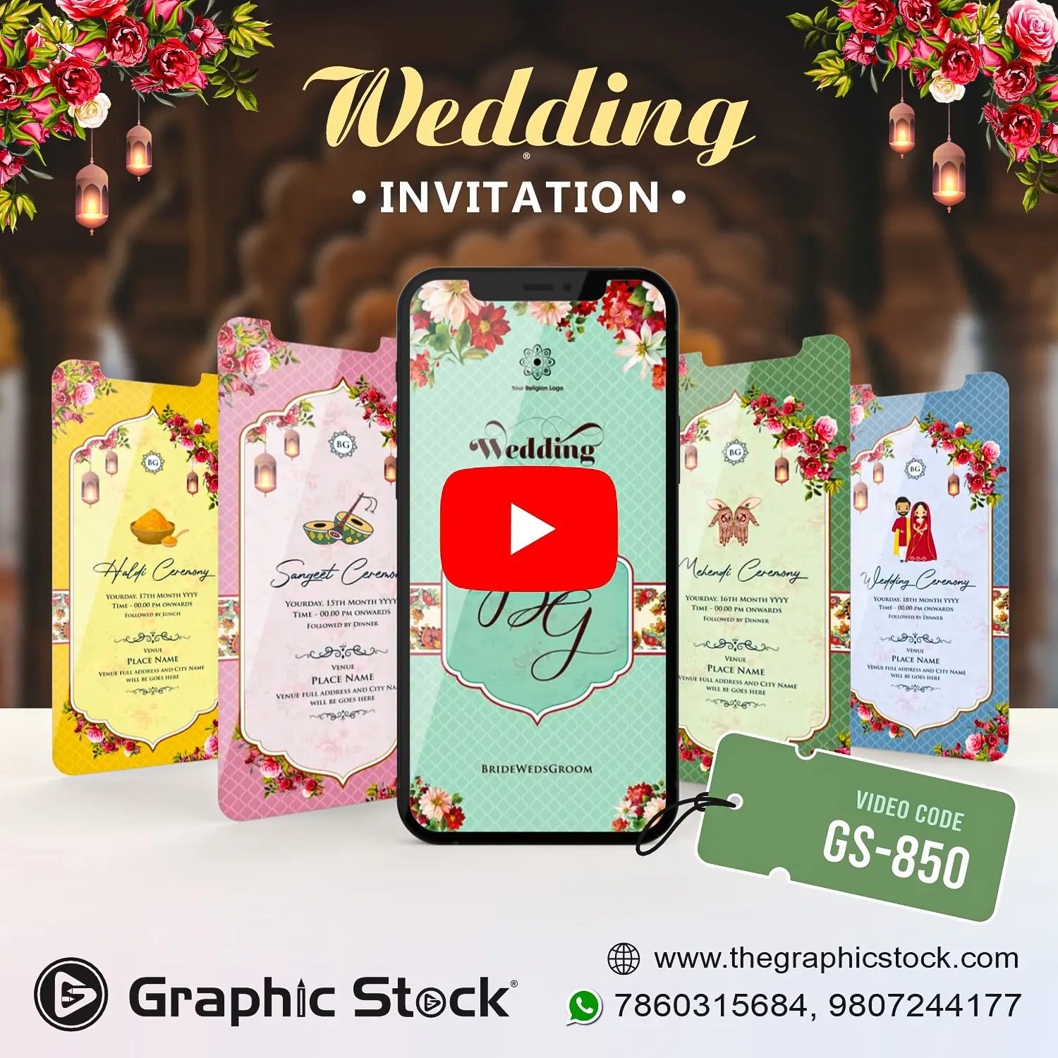 Multi Program Wedding Invitation Video ā GS-850