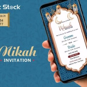 Muslim Wedding Invitation Video – GS-848