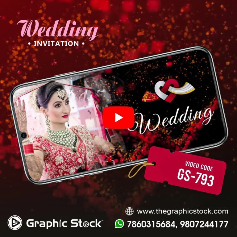 Wedding Invitation WhatsApp Video ā GS-793