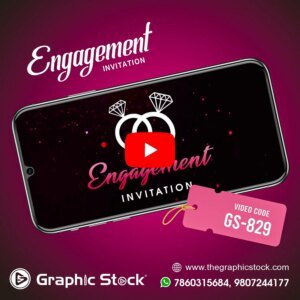Engagement Invitation Video for Couple – GS-830