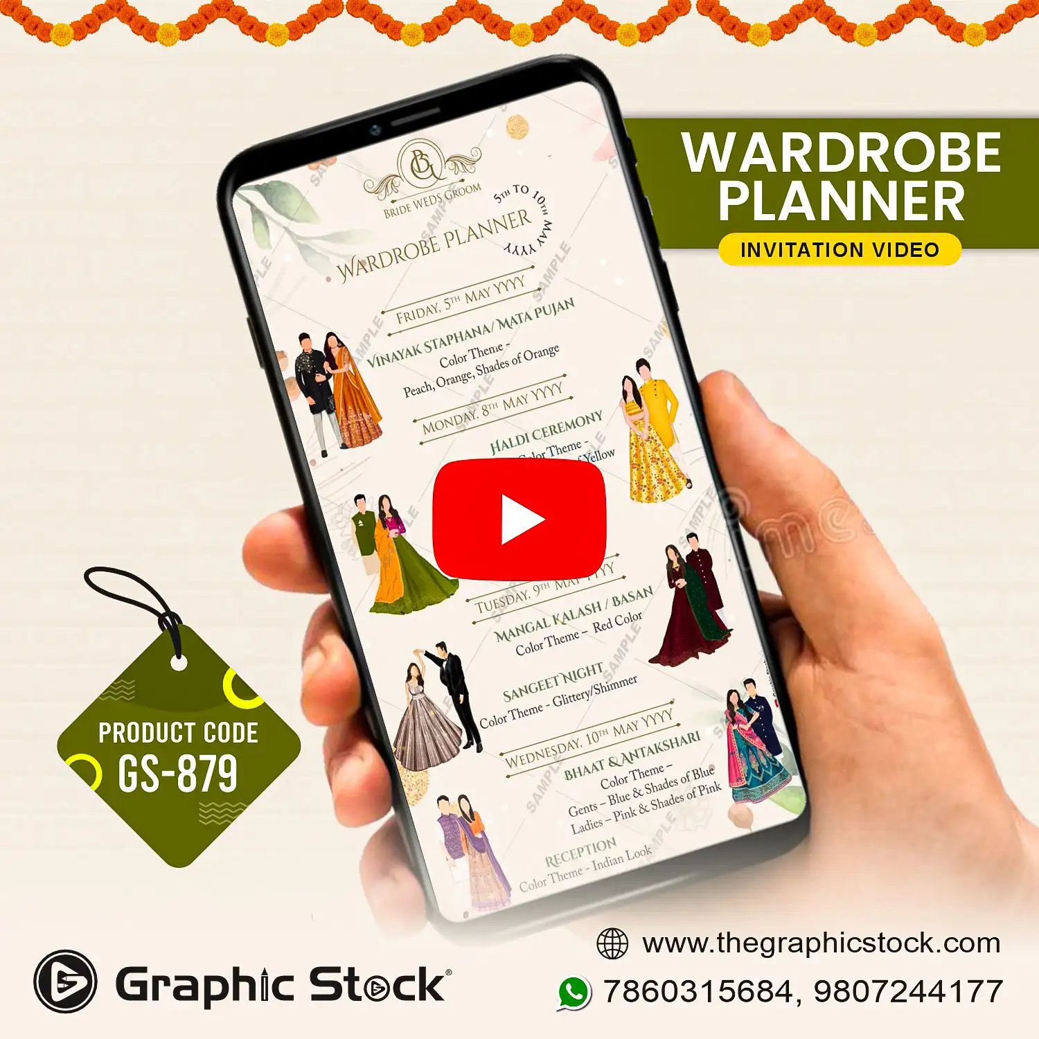 Wedding Wardrobe Planner Video – GS-879