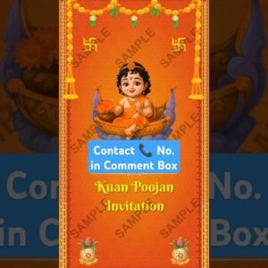 Kua Pujan invitation video for WhatsApp traditional baby ceremony GS-907