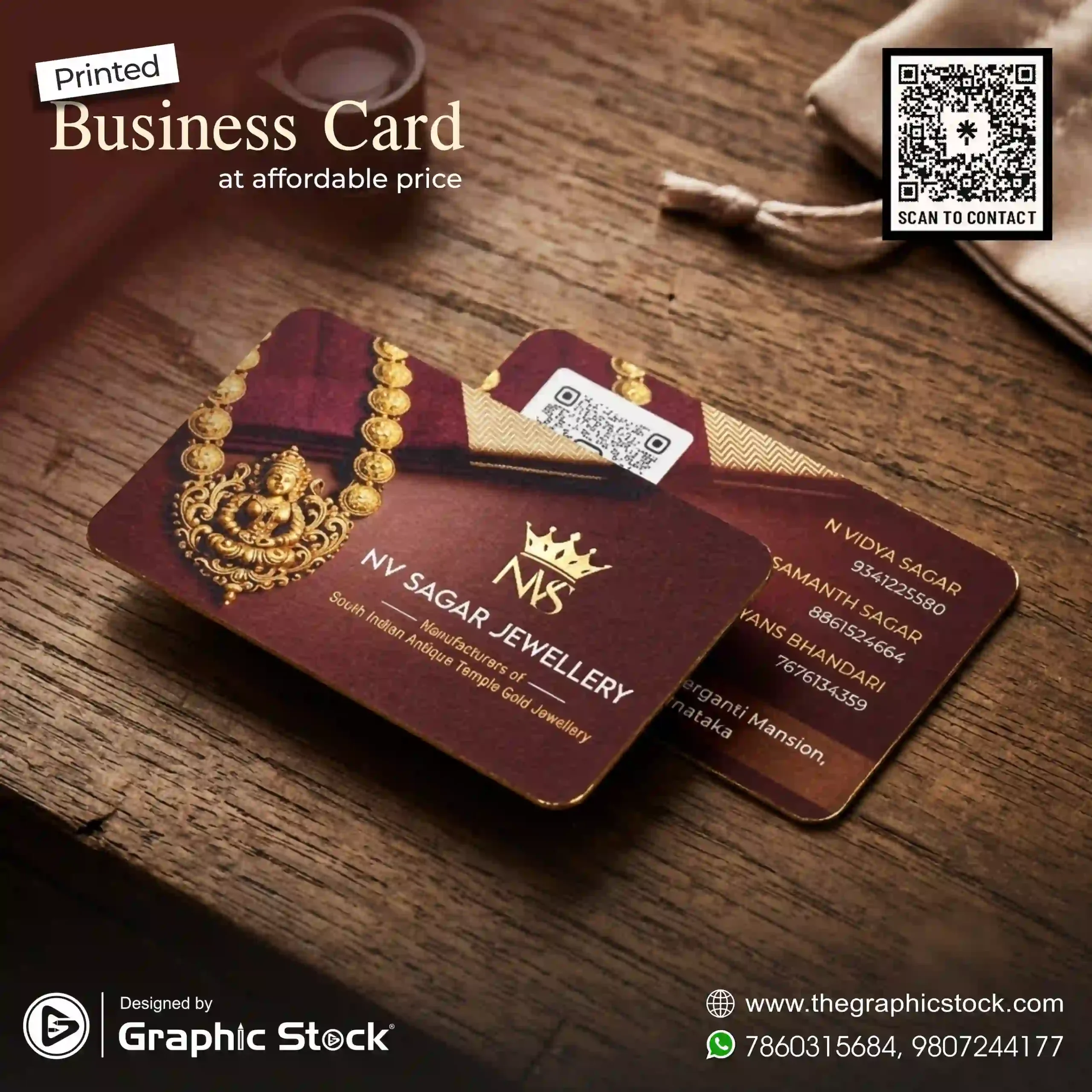 jeweller visiting card