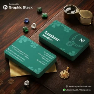 Jeweller visiting card design print